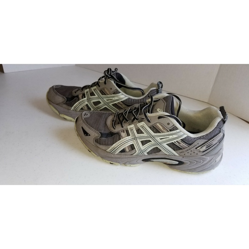 Asics Women's Gel-Venture 6 Grey & Pastel Green Shoes Sz 8 Running/ Active - Picture 2 of 6